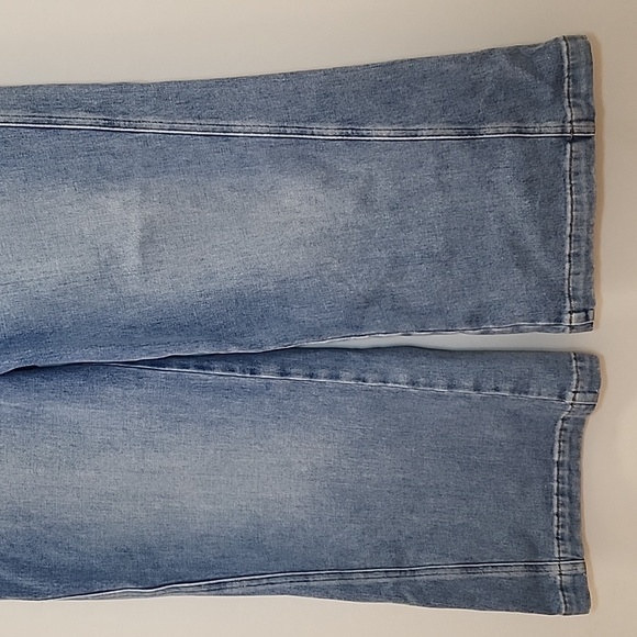 FRAMELe Palazzo High Rise Cropped Wide Leg Jeans in Galeston Size 27 - Picture 4 of 16